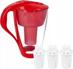 Zdjęcie Dzbanek filtrujący Dafi Crystal LED 2L Czerwony + 3x Filtr Classic - Ruda Śląska