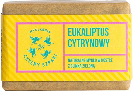 Mydlarnia Cztery Szpaki Eukaliptus Cytrynowy Naturalne Mydło W Kostce 110 g