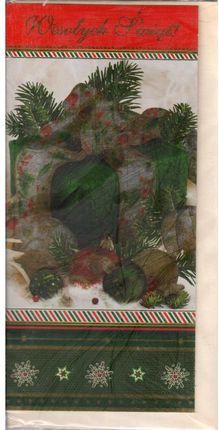 Verte Karnet Bożonarodzeniowy Z Życzeniami + Koperta 191355