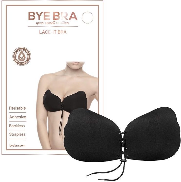 Bye Bra Lace It Bra Cup E Black Biustonosz Samono Ny Push Up Czarny Dyskretna Paczka Wysy Ka Z