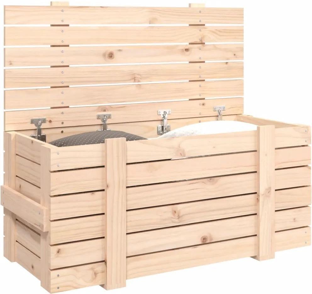 Skrzynia Do Przechowywania 91X40,5X42cm Lite Drewno Sosnowe - Ceny i ...