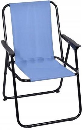 Krzesło Ogrodowe Składane Niebieskie