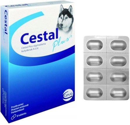Ceva Cestal Plus Tabletki Na Odrobaczenie Dla Psów 8szt.