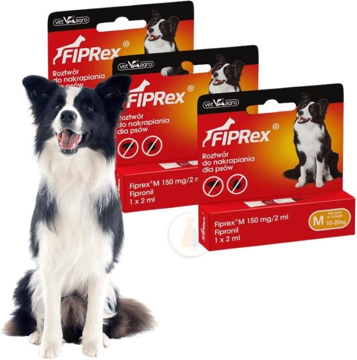 Vet-Agro 3 X Fiprex Krople Na Pchły I Kleszcze M - Ceny i opinie - Ceneo.pl