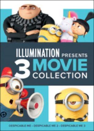 Illumination Presents: 3-Movie Collection (Despicable Me 1-3) (Jak ukraść księżyc / Minionki rozrabiają / Gru, Dru i Minionki) [DVD]