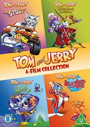 Tom & Jerry Collection: The Fast and the Furry / Robin Hood and His Merry Mouse / Tom & Jerry and the Wizard of Oz / Willy Wonka & the Chocolate Facto