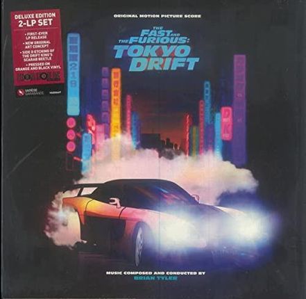 Brian Tyler: Fast & The Furious: Tokyo Drift soundtrack (Orange/Black) (Side D Stencil) (RSD 2022) [2xWinyl]