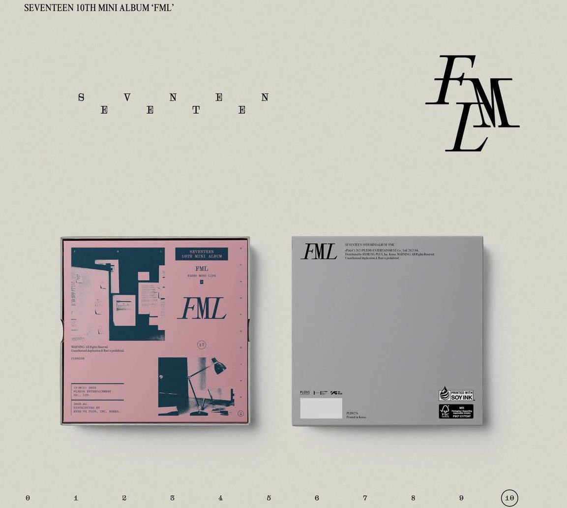 Płyta Kompaktowa Seventeen: Seventeen 10th Mini Album FML - B Version ...