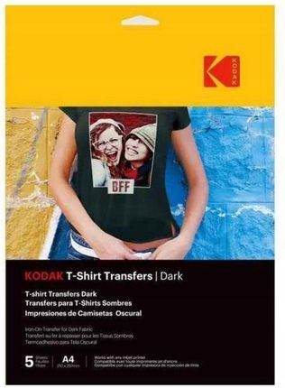 Papier A4 TRANSFEROWY / Naprasowanka / Kodak T-Shirt Czarny / CAT 3510-553