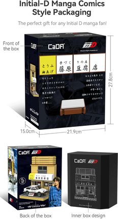 Cada Klocki Budynek Fujiwara Tofu Store Initial D 412El. - zdjęcie 2