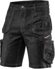 Zdjęcie Krótkie spodenki robocze DENIM, czarne, rozmiar M NEO - Dębno