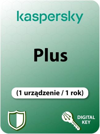 Kaspersky Plus (EU) (1 narzędzie / 1 rok) (Cyfrowy klucz licencyjny) (KPLUS11)