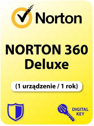 Norton 360 Deluxe (1 narzędzie / 1 rok) (Cyfrowy klucz licencyjny) (NORT360EU11)