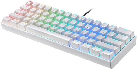 Klawiatura Motospeed CK61 RGB biała (RC045406)