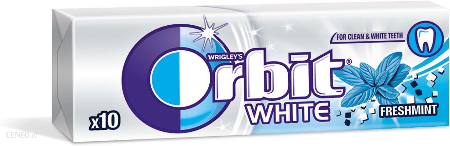 Wrigley Guma Orbit White Fresh Mint 10 drażetek (14g)