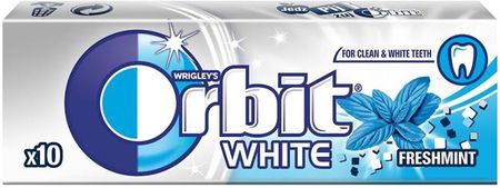 Wrigley Guma Orbit White Fresh Mint 10 drażetek (14g)