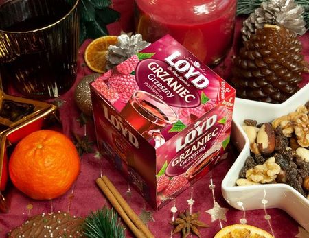 Mokate Herbata Loyd Tea Grzaniec Grzeszny Malinowy 10*3G - zdjęcie 3