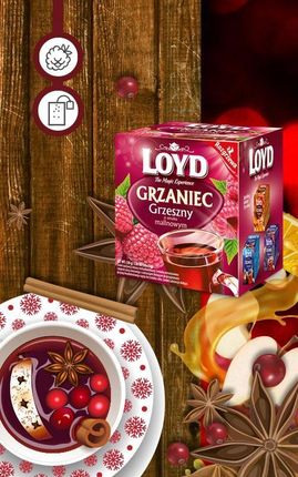 Mokate Herbata Loyd Tea Grzaniec Grzeszny Malinowy 10*3G - zdjęcie 5