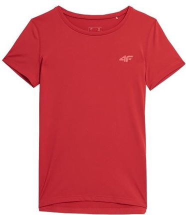 Damska koszulka termoaktywna 4F SS23 FTSF261 czerwony 62S M