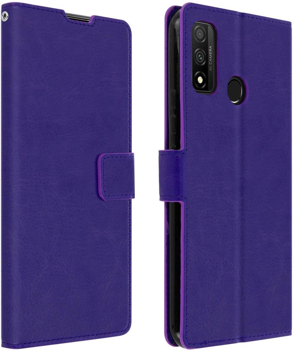 Custodia Portafoglio In Pelle Per Huawei P Smart 2020 – Con Slot Carte E Chiusura Magnetica – Marrone