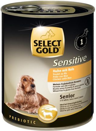 Select Gold Sensitive Senior Kurczak I Ryż 6X800G
