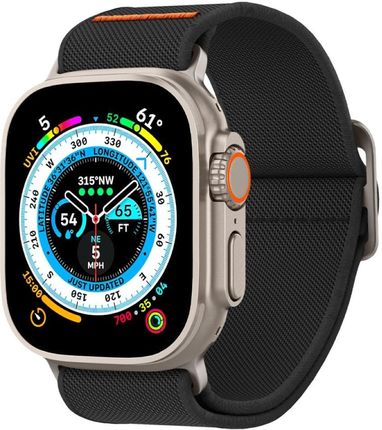 Spigen Fit Lite Ultra Pasek Apple Watch 4/5/6/7/8/Se/Ultra 42/44/45/49 Mm Black
