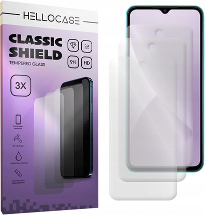 Hello Case 3X Szkło Na Ekran 9H Do Xiaomi Redmi 9A Hellocase