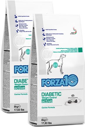 Forza10 Diabetic Weight Control Active Waga 2X8Kg