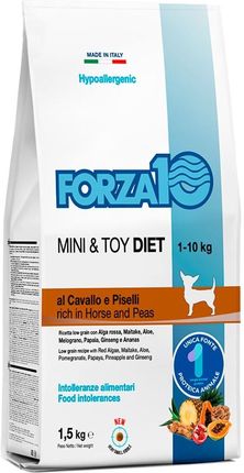Forza10 Mini & Toy Diet Z Koniną I Groszkiem Waga 1,5Kg