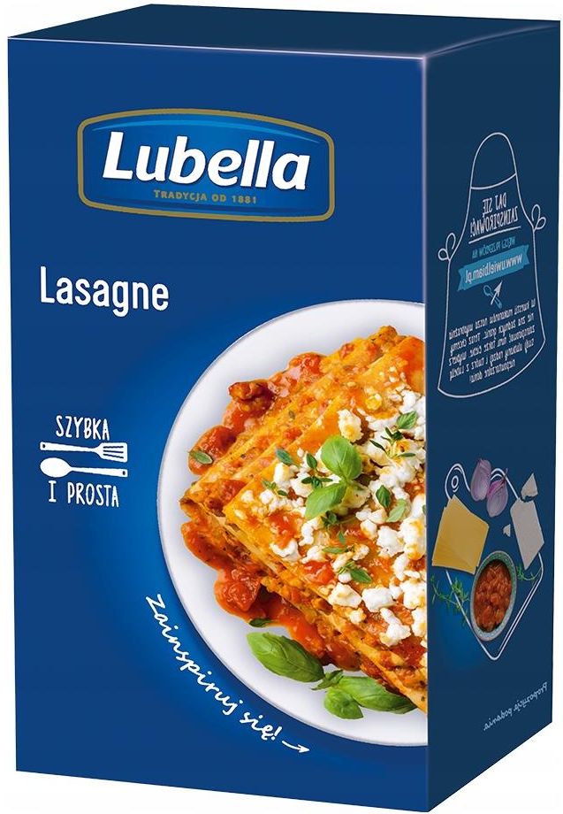 Lubella makaron lasagne nr 32 500g