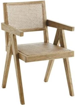 Madam Stoltz Krzesło Z Drewna Wiązu Natural XMSCB2824B