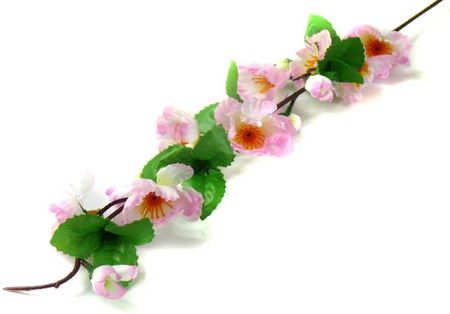 Gałązka Jabłoni Kwiaty Pink Cream Sztuczne Jak Żywe 2582