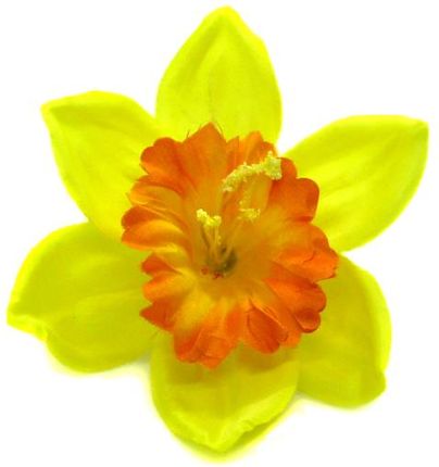 W303 Żonkil Główka Ellow Orange Sztuczne Kwiaty Jak Żywe 2758