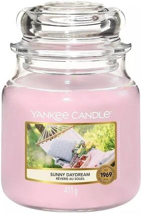 Yankee Candle Świeca Zapachowa Średni Słój Sunny Daydream 411G 33736