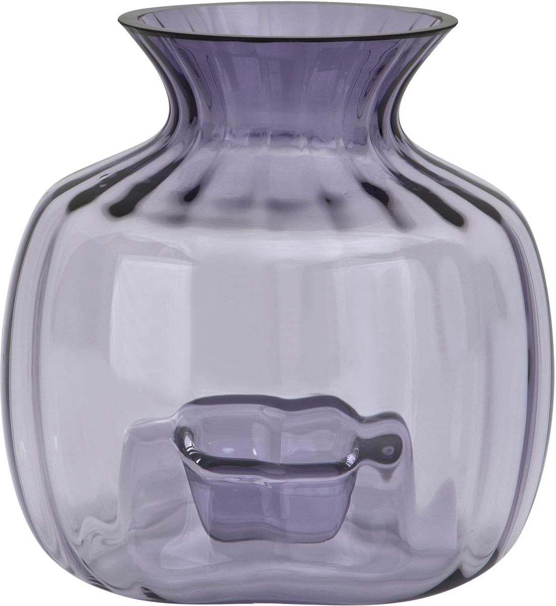 Wrześniak Glassworks Wazon Szklany Fioletowy 13,5 Cm Optyk 39822 ...