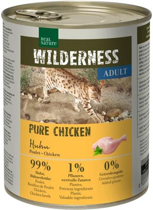 Real Nature Wilderness Adult Pure Chicken Z Kurczakiem 12X800g