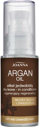 Joanna Argan Oil Jedwabisty Eliksir Regenerujący Do Włosów 30 ml