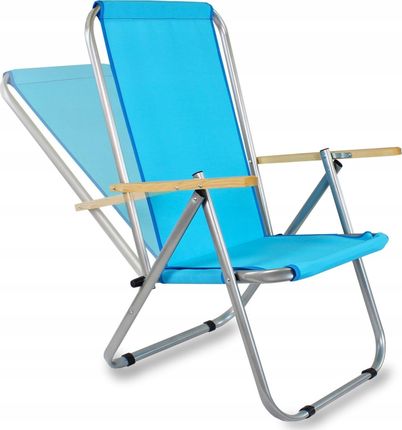 E-Sezon Leżak Plażowy Z Siatki Krzesło Składane 150kg Tt