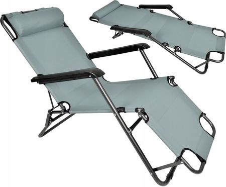 Leżak Plażowy Składany Turystyczny Krzesło Fotel