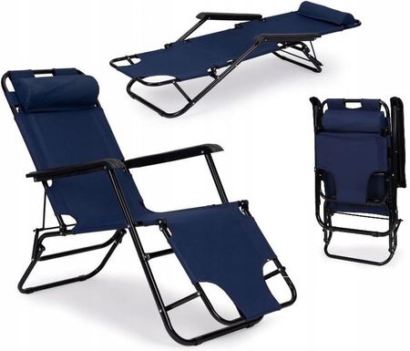 Leżak Ogrodowy Fotel Plażowy Składany (I082)