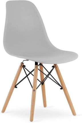 Elior Szare Minimalistyczne Krzesło Do Kuchni Naxin 4X 28849