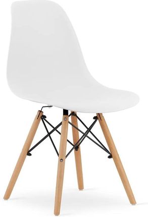 Elior Białe Minimalistyczne Krzesło Do Stołu Naxin 4X 28852