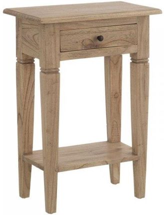 Bigbuy Home Stolik Nocny Naturalny Drewno Mindi 50X32X72 Cm 62068764