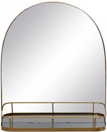 Bigbuy Home Lustro Ścienne 40X12X46,5 Cm Złoty Metal 62970566