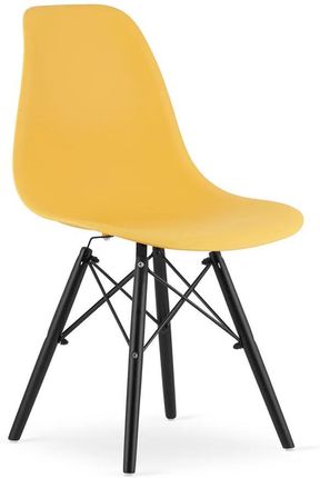 Elior Żółte Nowoczesne Krzesło Do Salonu Naxin 3X 28788