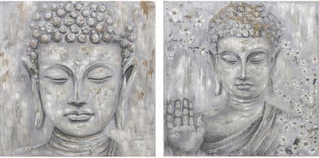Dkd Home Decor Obraz Budda Orientalny (100X2,4X100 Cm) (2 Sztuk) 670032