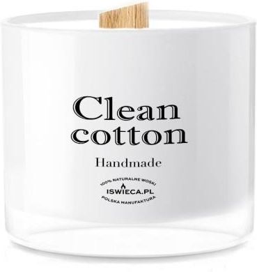 Manufaktura Świec Clean Cotton. Duża Świeca Sojowa 310Ml 129