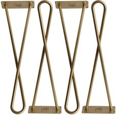 Zdjęcie Hg Deco Hairpin Zestaw 4X Noga Dx50 Złoty Połysk 34621154 - Wojkowice