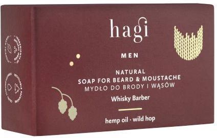 HAGI Whisky Barber Mydło do brody i wąsów, 100g