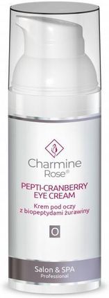 PEPTI-CRANBERRY EYE CREAM Krem pod oczy z biopeptydami żurawiny 15ml - CHARMINE ROSE